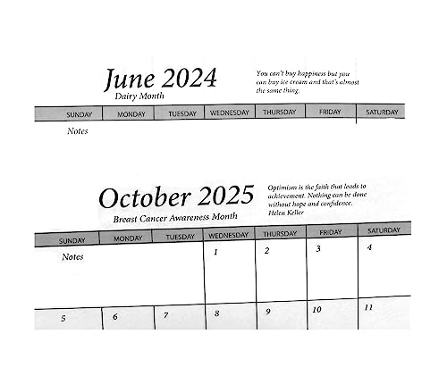 2 Year 2024 2025 Pocket Calendar Planner Datebook Replacement Insert (1)