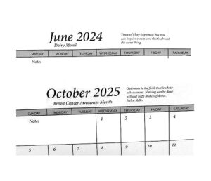 2 year 2024 2025 pocket calendar planner datebook replacement insert (1)