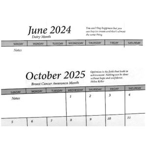 2 Year 2024 2025 Pocket Calendar Planner Datebook Replacement Insert (1)