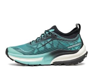 scarpa women's golden gate atr trail shoes for hiking and trail running - aruba blue/black - 7.5-8