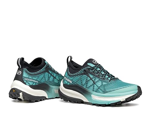 SCARPA Women's Golden Gate ATR Trail Shoes for Hiking and Trail Running - Aruba Blue/Black - 7.5-8