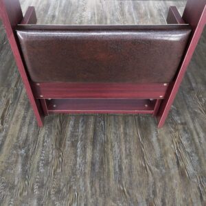 FixtureDisplays 32X20X20 Prayer Bench, Padded Kneeler with Book Shelf, Easy Fold-Away Prayer Table Chair 10104