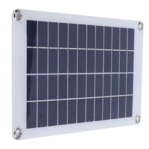 portable solar panel kit polysilicon photovoltaic module with solar charge controller(12.20x7.48in)