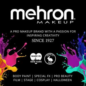 Mehron Makeup Paradise Makeup AQ Face & Body Paint (1.4 oz) (Martian – Neon Green/Green UV)