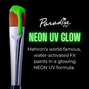 Mehron Makeup Paradise Makeup AQ Face & Body Paint (1.4 oz) (Martian – Neon Green/Green UV)