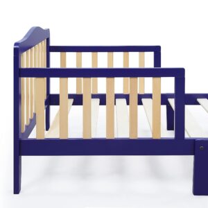 Olive and Opie Twain Toddler Bed in White and Black