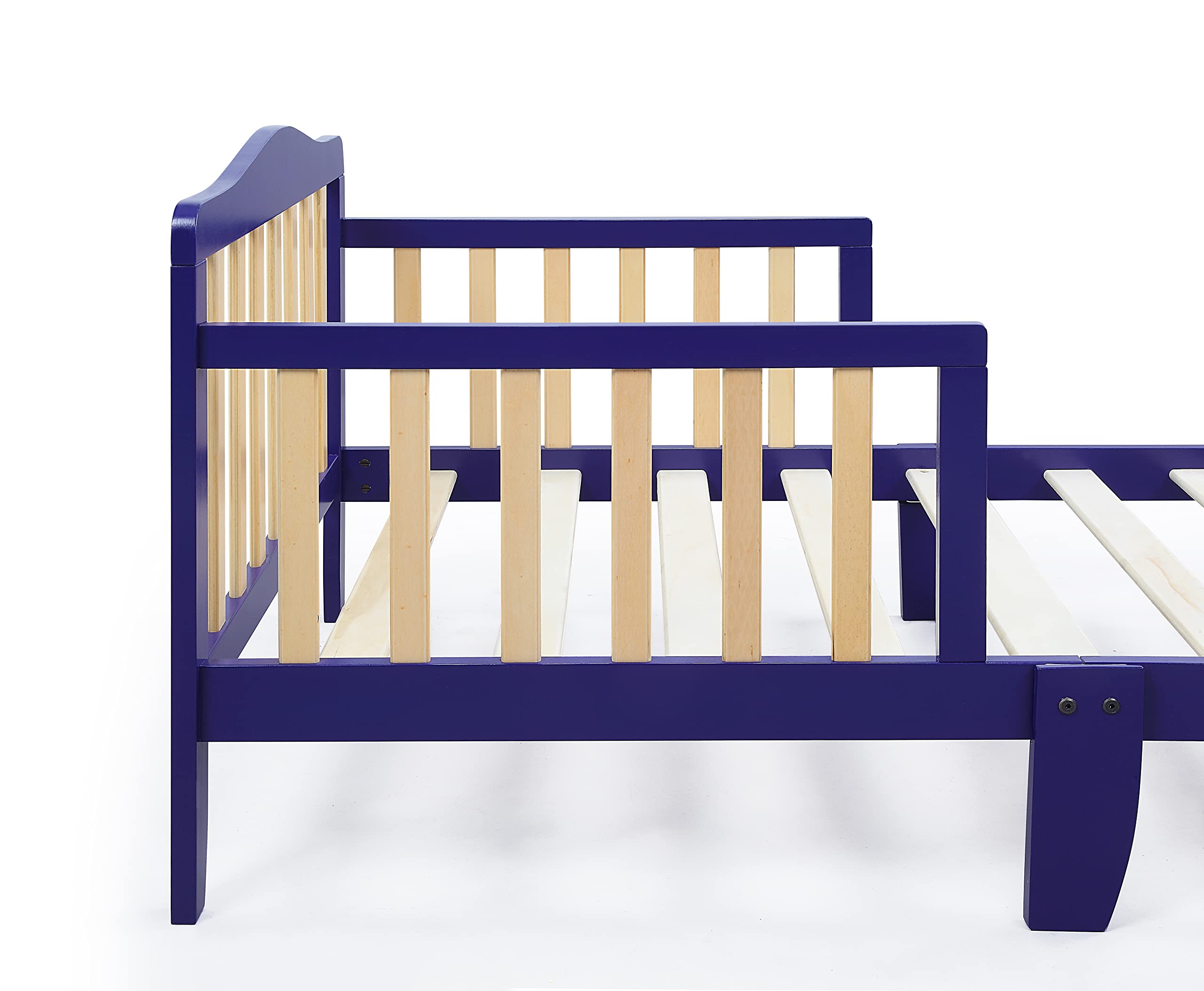 Olive and Opie Twain Toddler Bed in White and Black