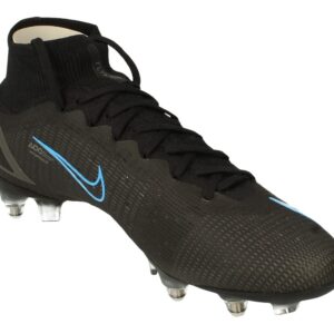 Nike Superfly 8 Elite SG-Pro AC Mens Football Boots CV0960 Soccer Cleats (UK 7 US 8 EU 41, Black Iron Grey 004)