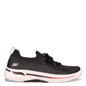 Skechers Go Walk Arch Fit - Clancy Black/Hot Pink 6.5 B (M)