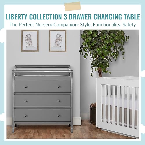 Dream On Me Liberty Collection 3 Drawer Changing Table