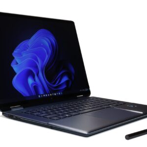 Best Notebooks New Spectre 2-in-1 Laptop 16-f0013dx 16" 3K+ (3072 x 1920) multitouch Display Evo 11th Gen i7-11390H up to 5Ghz 16GB Ram Active Pen Plus Stylus Pen Light (1TB SSD|16GB RAM|11 Pro)