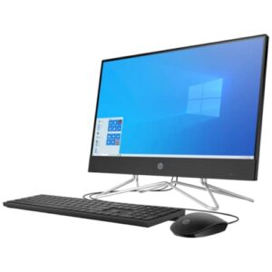 HP 2022 Newest 22-inch FHD IPS All-in-One Desktop Computer - Dual-Core AMD Athlon Silver 3150U - 8GB DDR4 RAM-256GB SSD - DVD-RW - WiFi Bluetooth - Windows 11 Pro - Black w/ 32GB USB Drive