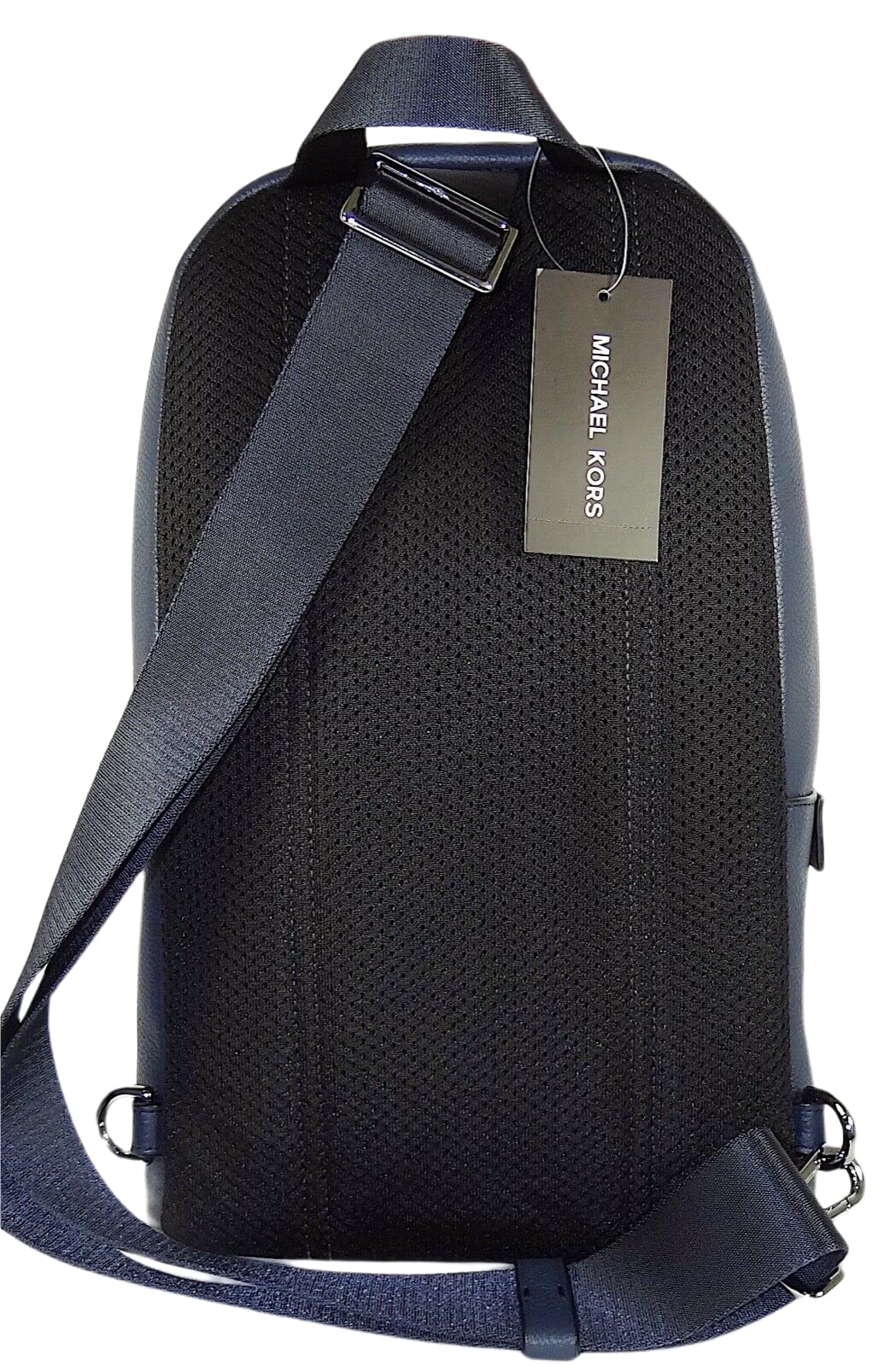 Michael Kors Cooper Commuter Sling Pack Embossed Leather Backpack