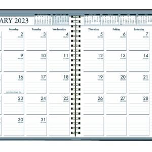 House of Doolittle 2023 Weekly and Monthly Planner Calendar, Black Cover, Tabbed, 8.5 x 11 Inches, January - December (HOD28302-23)