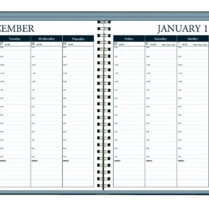 House of Doolittle 2023 Weekly and Monthly Planner Calendar, Black Cover, Tabbed, 8.5 x 11 Inches, January - December (HOD28302-23)