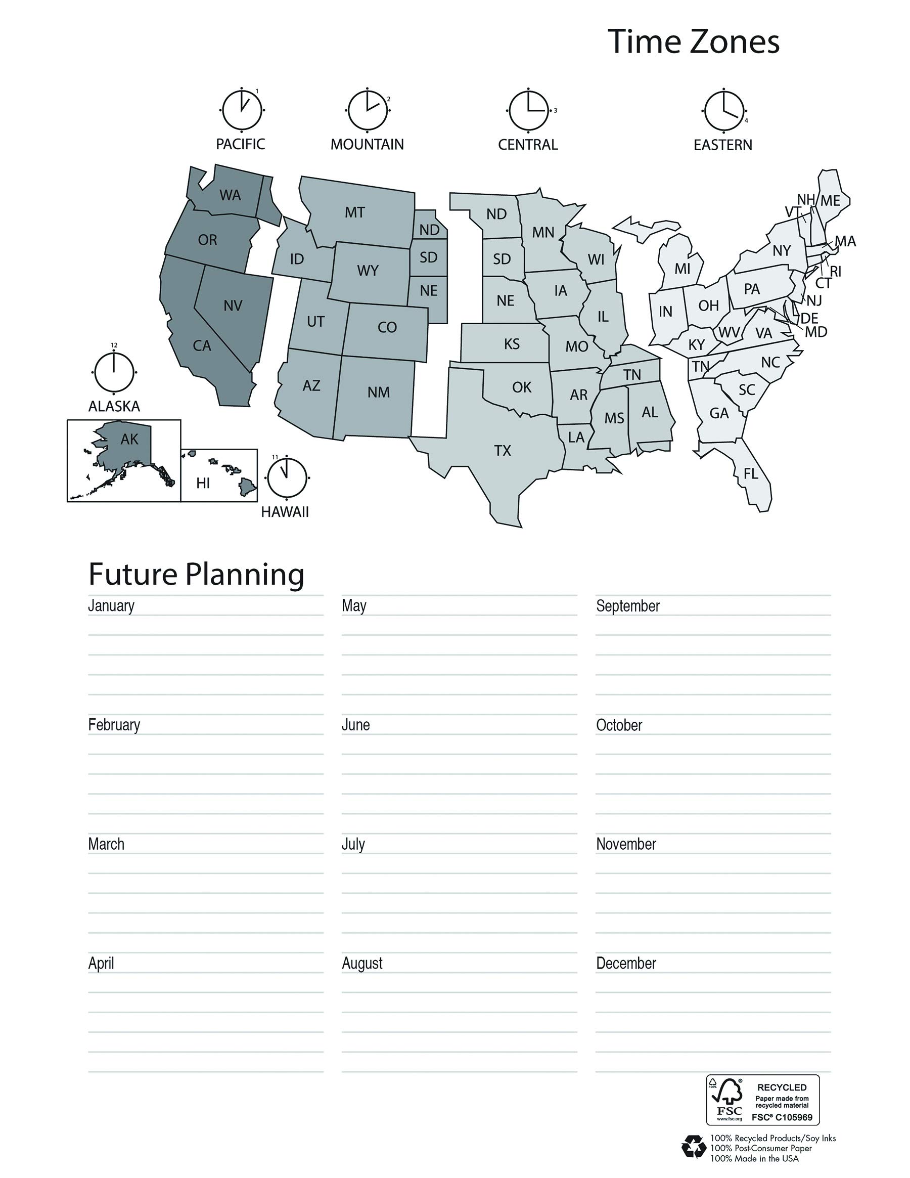 House of Doolittle Recycled Professional Weekly Planner, 15-Minute Appts, 11 x 8.5, Black Wirebound Soft Cover, 12-Month (Jan to Dec): 2023