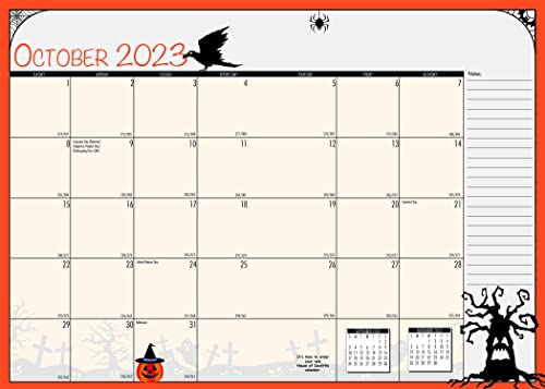 House of Doolittle Seasonal Monthly Planner, Seasonal Artwork, 10 x 7, Light Blue Cover, 12-Month (Jan to Dec): 2023