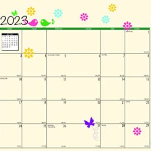 House of Doolittle Seasonal Monthly Planner, Seasonal Artwork, 10 x 7, Light Blue Cover, 12-Month (Jan to Dec): 2023