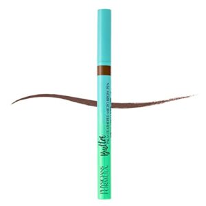eyebrow makeup by physicians formula butter palm feathered micro eyebrow brow color pen, dark brown universal brown