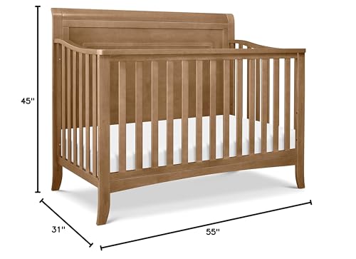 DaVinci Anders 4-in-1 Convertible Crib in Hazelnut, Greenguard Gold Certified