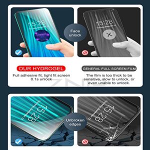 Iiseon High Sensitivity Hydrogel Protective Film for Samsung Galaxy A13 5G 4G, 2 Pieces Transparent Soft TPU Screen Protectors (NOT Tempered Glass) [Clear HD] [Full Coverage]