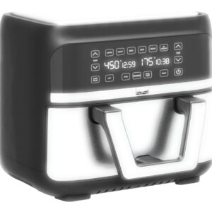 Bella Pro Series - 9-qt. Digital Air Fryer with Dual Flex Basket - Stainless Steel