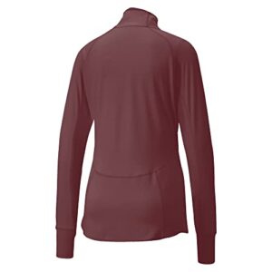 Puma Golf Women's W Gamer 1/4 Zip, Zinfandel, M