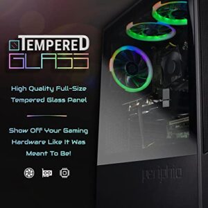 Periphio Ghoul Prebuilt Gaming PC - GeForce GT 1030 (2GB) GPU| Intel Core i5-6500 CPU (3.6GHz Turbo) | 1TB Solid State SSD | 16GB DDR4 RAM | Windows 10 Gaming Desktop Computer | WiFi + BT