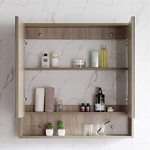 DSDD Mirrors Wall, Dressing Table with Objective Lens, Bathroom Medicine Cabinet, Bathroom Anti-Fog Box