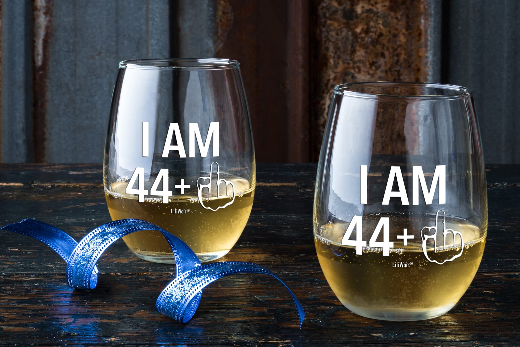 45th Birthday Gifts Wine Glass Men Women | 1979 Birthday Gift for Man Woman turning 45 | Funny 45 th Party Supplies Decorations Ideas | Forty Five Year Old Bday | 45 Middle Finger Gag Wine Presents