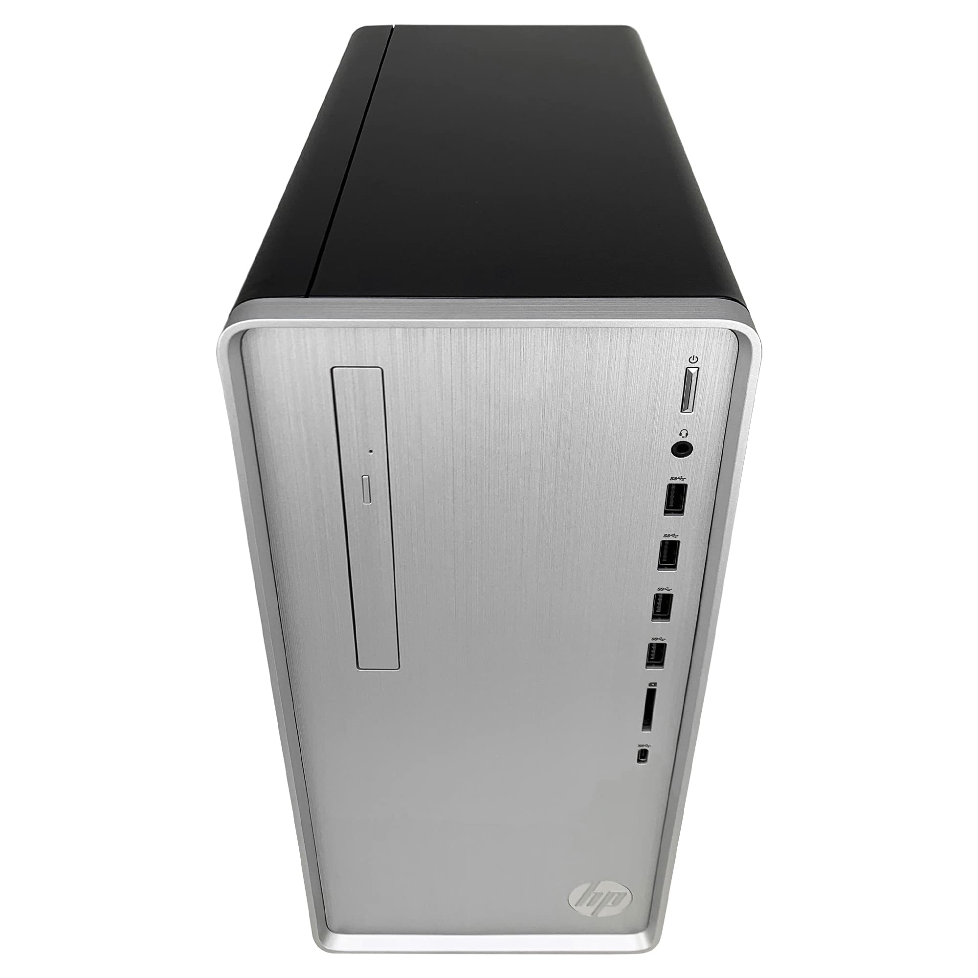 HP Pavilion TP01 Tower Desktop Computer - AMD Ryzen 5 5600G 6-Core up to 4.40 GHz Processor, 64GB DDR4 RAM, 8TB SSD, AMD Radeon Graphics, DVD-Writer, Windows 11 Pro