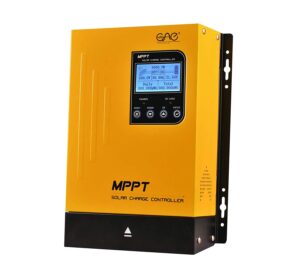 60a mppt solar charge controller 12v 24v 36v 48v auto battery regulator, solar panel max 150v input for lithium, sealed, gel, and flooded batteries (yellow)