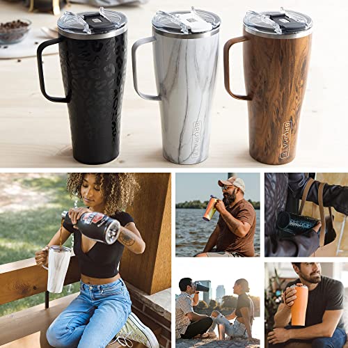 BrüMate Toddy XL - 32oz 100% Leak Proof Insulated Coffee Mug with Handle & Lid - Stainless Steel Coffee Travel Mug - Double Walled Coffee Cup (Matte Clay)