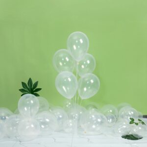 momohoo clear balloons transparent balloons - 70pcs 10inch/5inch clear bubble balloons birthday party balloons, premium latex ballons, clear balloons different sizes for baby shower party supplies