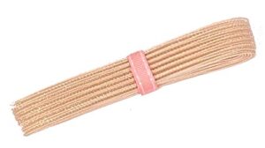 invisible elastic for pointe shoes by pillows for pointes - 5 yards - euro pink this elastic will blend into your tights which allows the foot and pointe shoe a better cleaner look.