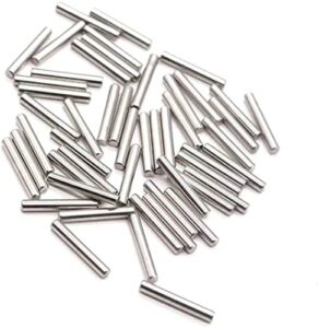 100 pieces 304 stainless steel cylindrical locating dowel pin,diameter 0.8mm; total length 3mm.