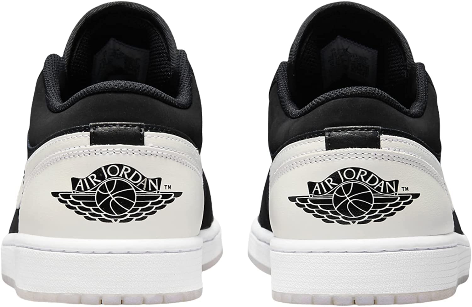 Nike Men's Air Jordan 1 Low Shoes, Black/Multi-color/White/Black, 9