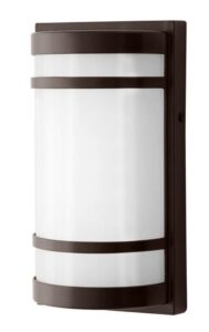 home decorators 1-light oil rubbed bronze led outdoor wall mount lantern with white glass 10.3 29800 0