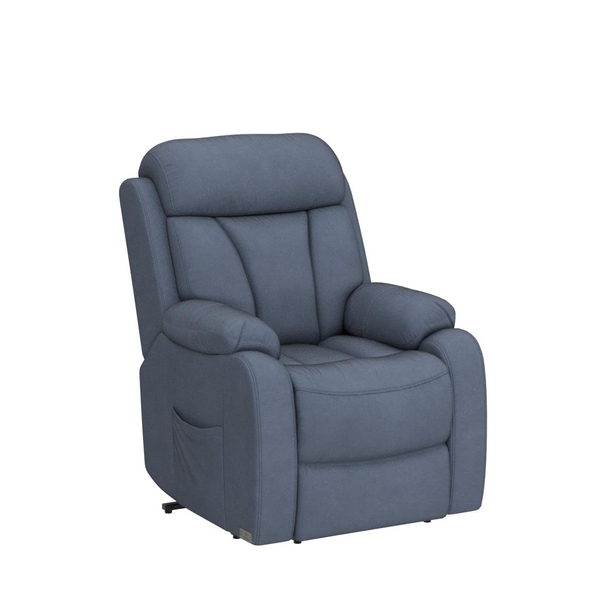 cinkehome Small Power Lift Recliner for Elderly, Lift Chair Recliners, Electric Recliner Chairs for Seniors, Remote Control, Adjustable, Side Pocket, Dusty Blue