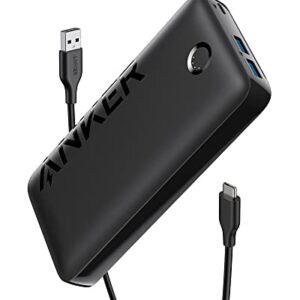 Anker Power Bank, 20,000mAh Portable Charger with USB-C Fast Charging, Works for iPhone 15/15 Plus/15 Pro/15 Pro Max, iPhone 14/13/12 Series, Samsung, iPad Pro, AirPods, Apple Watch, and More