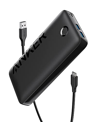 Anker Power Bank, 20,000mAh Portable Charger with USB-C Fast Charging, Works for iPhone 15/15 Plus/15 Pro/15 Pro Max, iPhone 14/13/12 Series, Samsung, iPad Pro, AirPods, Apple Watch, and More