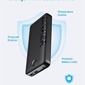 Anker Power Bank, 20,000mAh Portable Charger with USB-C Fast Charging, Works for iPhone 15/15 Plus/15 Pro/15 Pro Max, iPhone 14/13/12 Series, Samsung, iPad Pro, AirPods, Apple Watch, and More