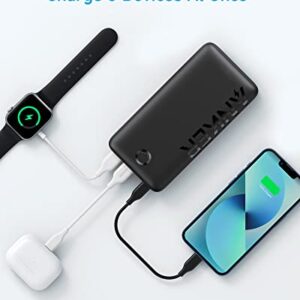 Anker Power Bank, 20,000mAh Portable Charger with USB-C Fast Charging, Works for iPhone 15/15 Plus/15 Pro/15 Pro Max, iPhone 14/13/12 Series, Samsung, iPad Pro, AirPods, Apple Watch, and More