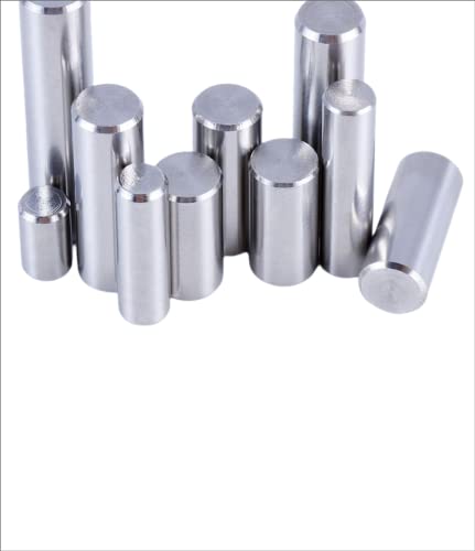 100 Pieces 304 Stainless Steel Cylindrical locating Dowel pin,Diameter 1.8mm; Total Length 8mm.