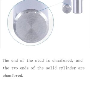 100 Pieces 304 Stainless Steel Cylindrical locating Dowel pin,Diameter 1.8mm; Total Length 8mm.