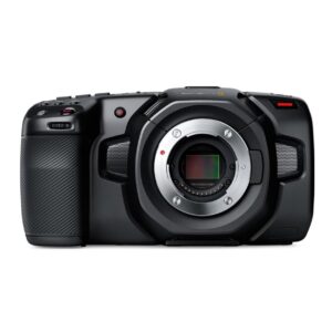 Blackmagic Design Pocket Cinema Camera 4K Bundle with 14-140mm Lens, Batteries and Cable (4 Items)