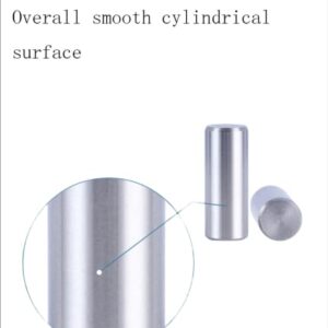 50 Pieces 304 Stainless Steel Cylindrical locating Dowel pin,Diameter 2.5mm; Total Length 25mm.