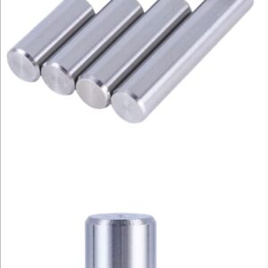 50 Pieces 304 Stainless Steel Cylindrical locating Dowel pin,Diameter 2.5mm; Total Length 25mm.