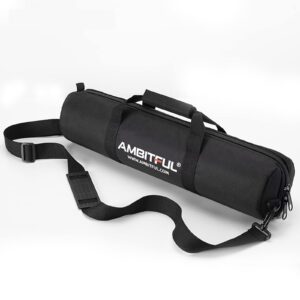 AMBITFUL Tripod Carrying Case Bag 25/31/35/39/49 in,65/80/90/100/125 cm Shoulder Strap Padded Carrying Bag for Light Stands,Boom Stand,Umbrella and Tripod Photography Accessories (49.21 in/125 cm)