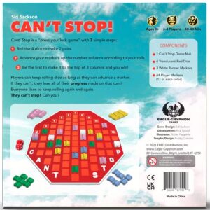 Can't Stop Board Game